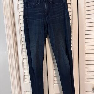 Levi's High-Rise Super Skinny Jeans - Dark Blue